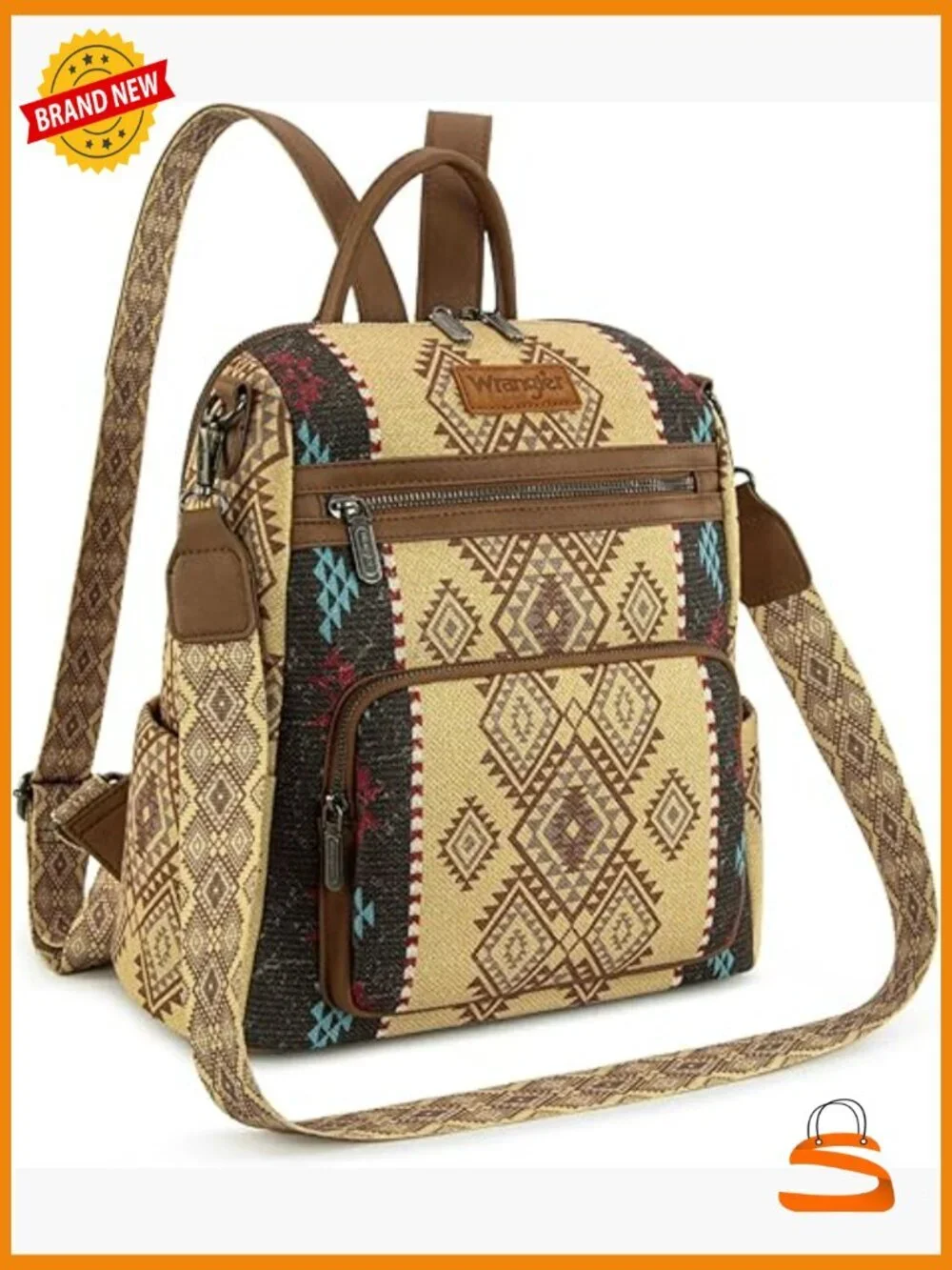 Convertible Backpack Purse for Women Canvas Travel Bag